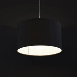 ALTEREGO Suspension 'BUNGEE' ronde avec abat-jour noir Online