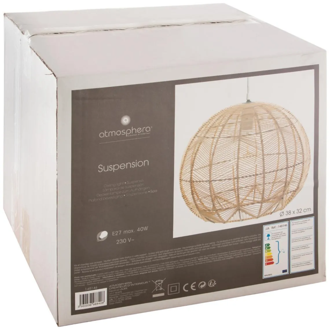 3S. x Home Suspension en rotin D38 Discount