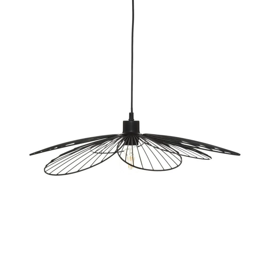 3S. x Home Suspension Fleur noir en métal D57cm Clearance