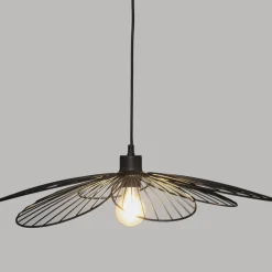 3S. x Home Suspension Fleur noir en métal D57cm Clearance