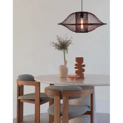 Good & Mojo Suspension Maui bambou abat-jour bordeaux Discount