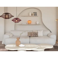 Good & Mojo Suspension Maui bambou abat-jour bordeaux Discount