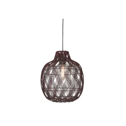 Good & Mojo Suspension Mendoza bambou abat-jour bordeaux Outlet