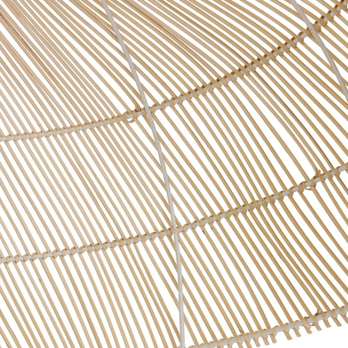 ALTEREGO Suspension ronde 'CANUL' en rotin tressé naturel Discount