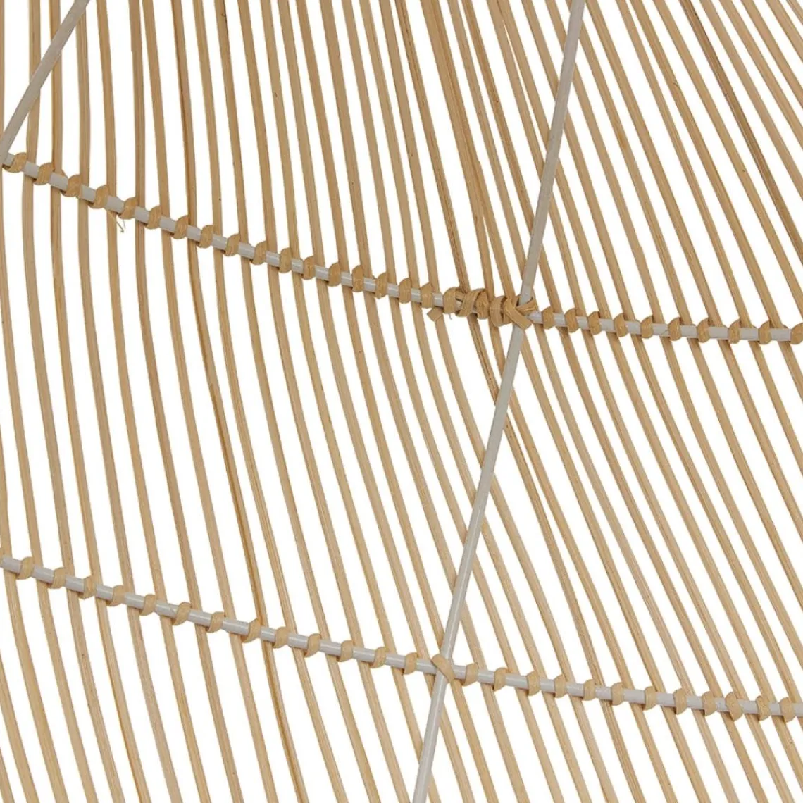 ALTEREGO Suspension ronde 'CANUL' en rotin tressé naturel Discount