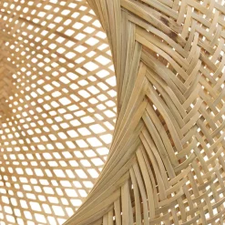 ALTEREGO Suspension ronde 'CASIMIRA MINI' en bambou naturel Hot