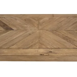 Macabane Table À Manger ANDRIAN Bois Pin Recyclé 200 X 90 Cm Discount