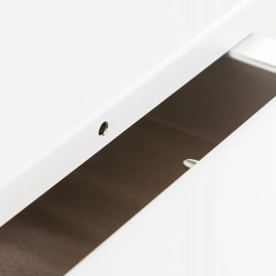 ALTEREGO Table à Manger blanche 2 rallonges KIMMIE Sale