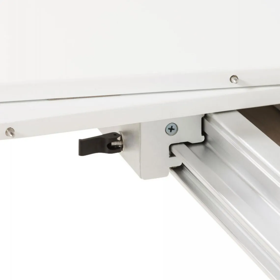 ALTEREGO Table à Manger blanche 2 rallonges KIMMIE Sale