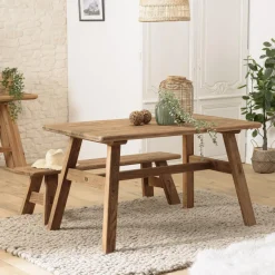 Macabane Table à manger bois Pin recyclé Online