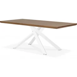 3S. x Home Table à Manger Couleur Noyer ROYALTY Marron Clearance