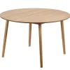 3S. x Home Table à Manger Design Ronde Scandinave Bois TRADITION 6P-MARRON Hot