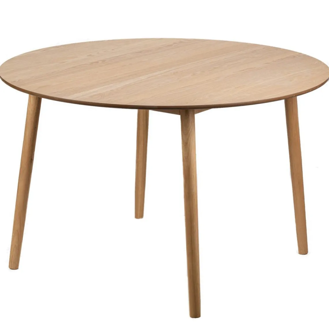 3S. x Home Table à Manger Design Ronde Scandinave Bois TRADITION 6P-MARRON Hot