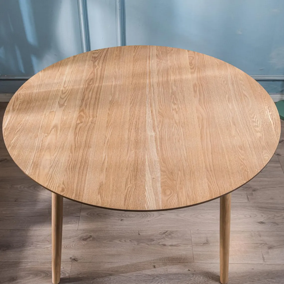 3S. x Home Table à Manger Design Ronde Scandinave Bois TRADITION 6P-MARRON Hot