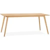 ALTEREGO Table à manger ou bureau design 'BARISTA' en bois style scandinave New