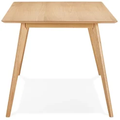 ALTEREGO Table à manger ou bureau design 'BARISTA' en bois style scandinave New