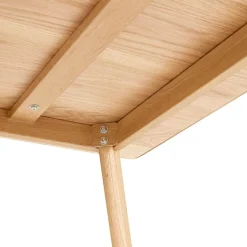 ALTEREGO Table à manger ou bureau design 'BARISTA' en bois style scandinave New