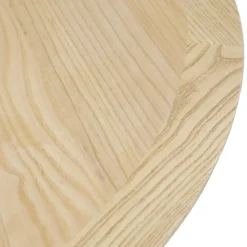 ALTEREGO Table à manger ronde 'PERI' en bois naturel Sale