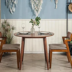 3S. x Home Table a Manger 4 personnes Ronde Bois Best