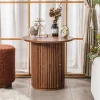 3S. x Home Table Appoint Bout de Canape Rangement en Bois