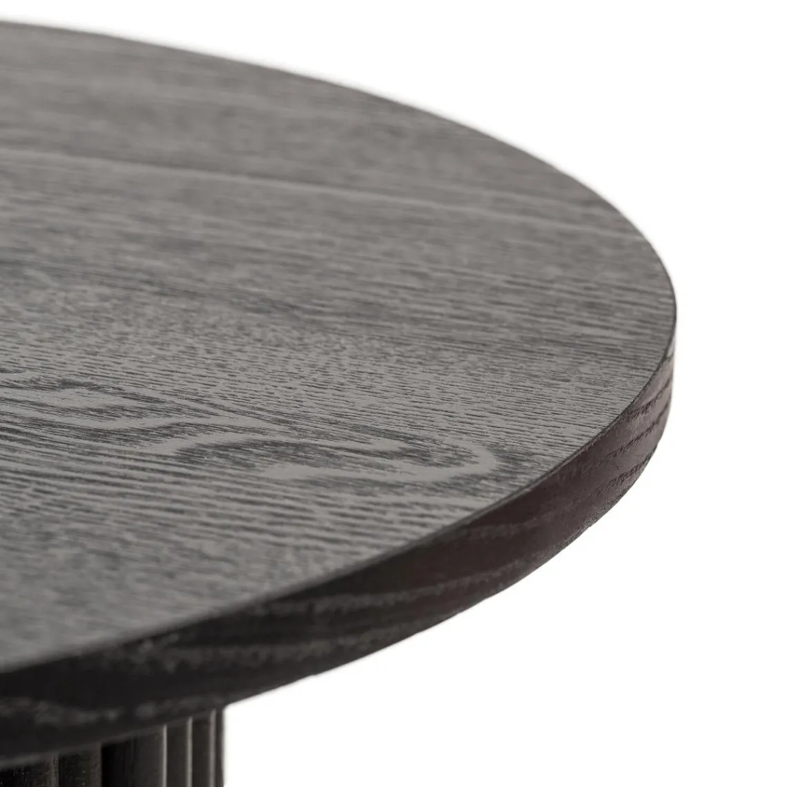 3S. x Home Table Appoint Bout de Canape Rangement en Bois noir Discount