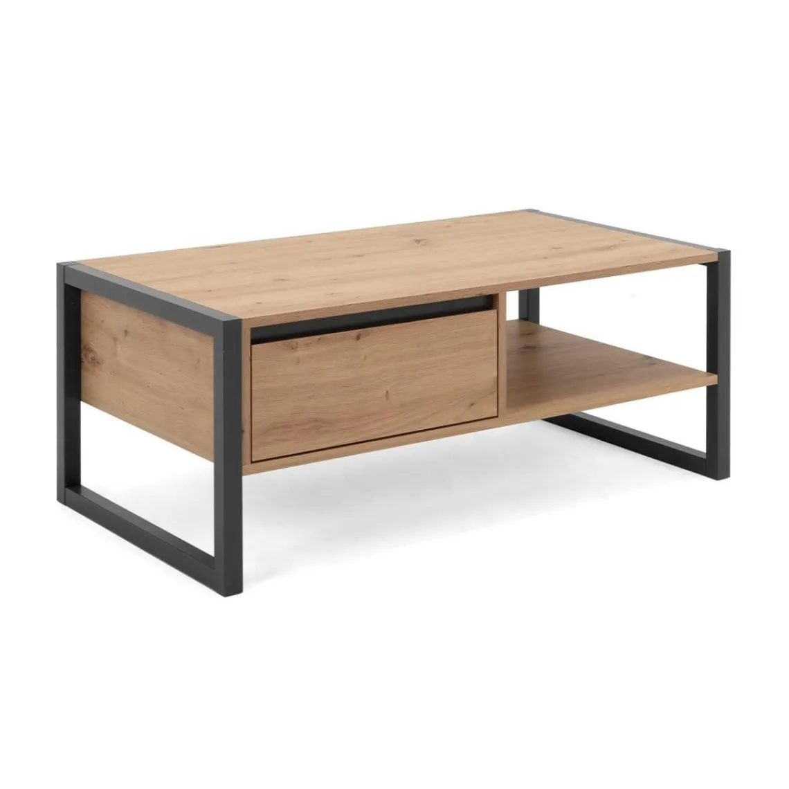 Calicosy Table Basse avec Tiroir DENVER Beige Outlet