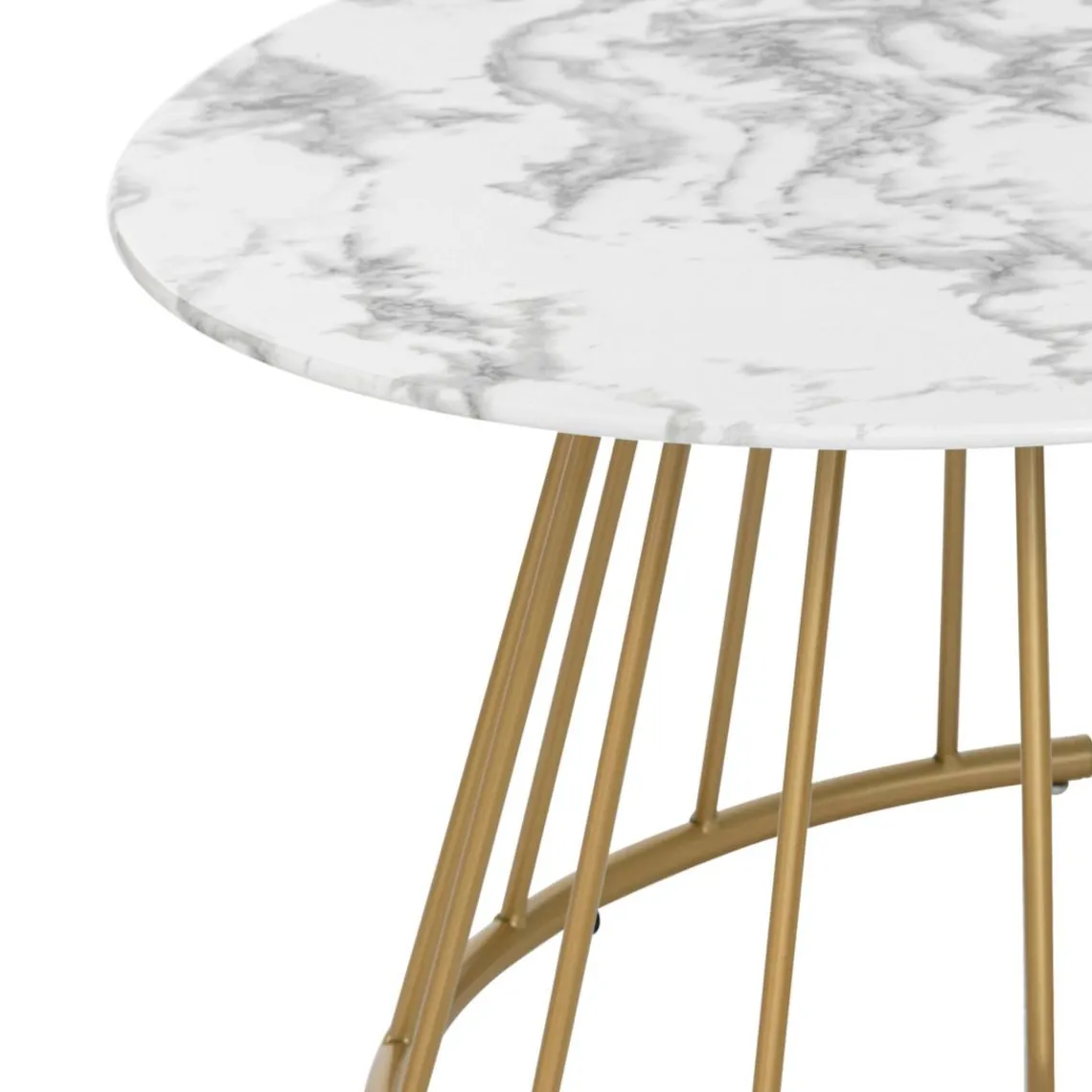 3S. x Home Table basse effet marbre blanc Best