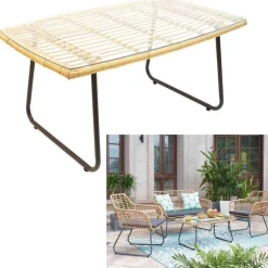 3S. x Home Table basse intérieur et extérieur PADANG