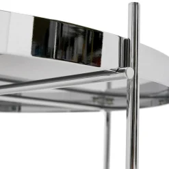 ALTEREGO Table basse 'KOLOS MEDIUM' couleur chrome Clearance