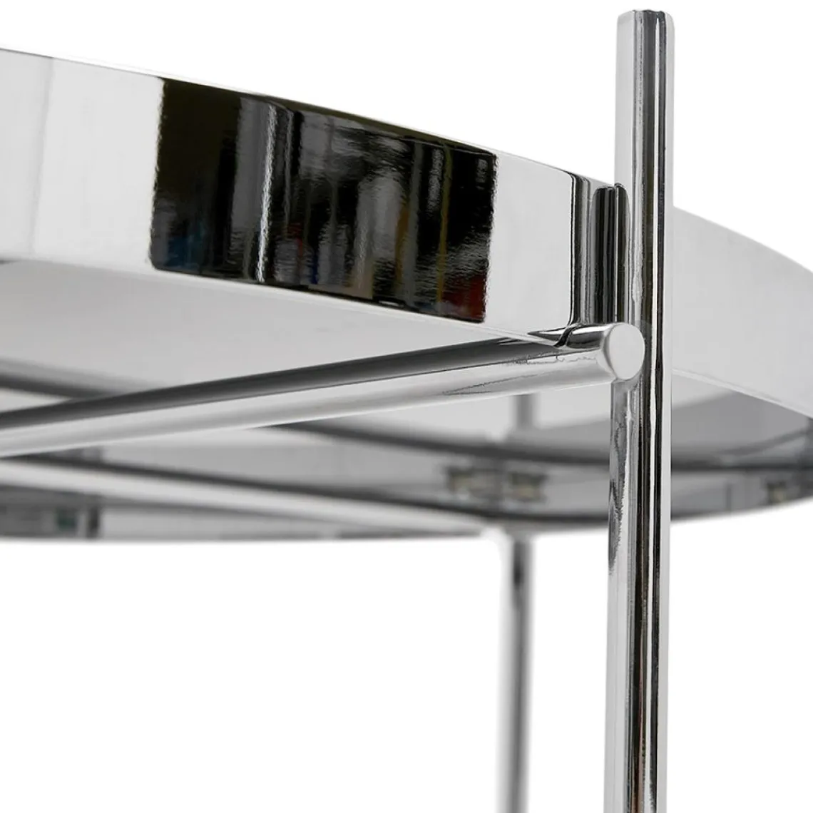 ALTEREGO Table basse 'KOLOS MEDIUM' couleur chrome Clearance