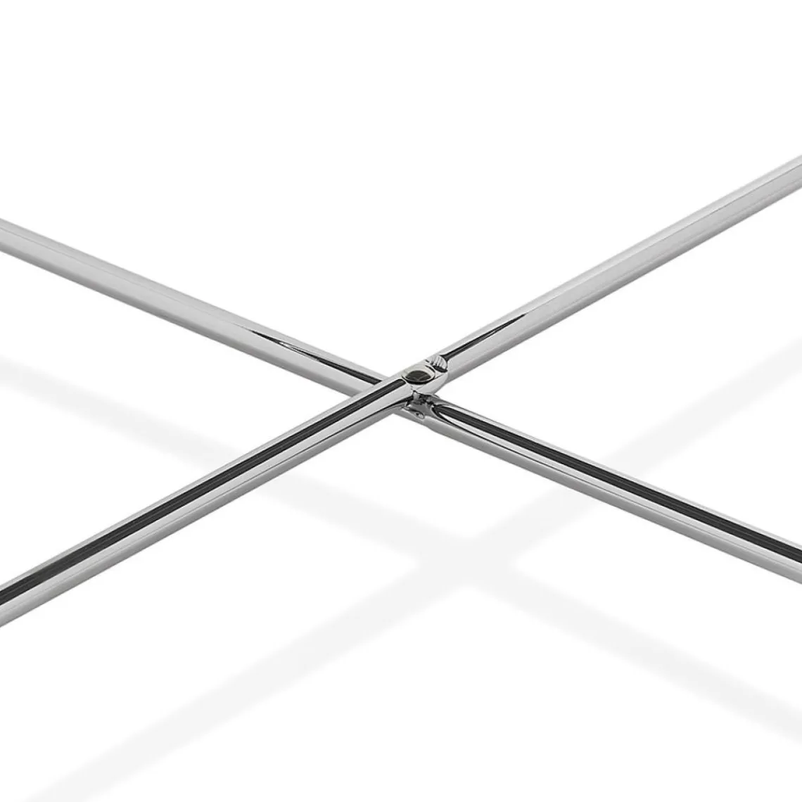 ALTEREGO Table basse 'KOLOS MEDIUM' couleur chrome Clearance