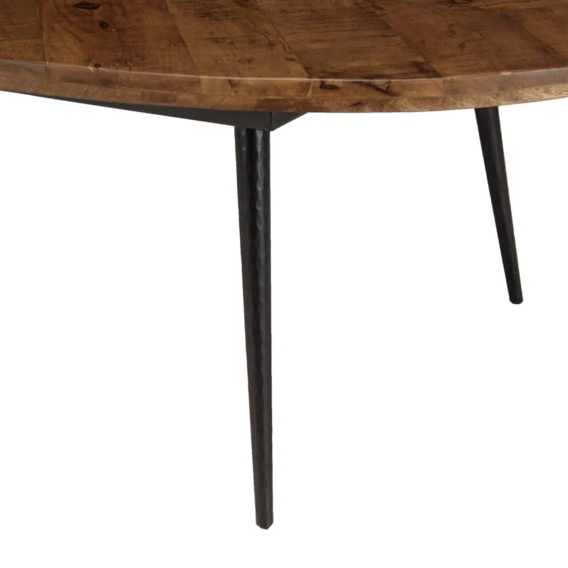 Macabane Table basse ovale plateau chevrons KIARA Online