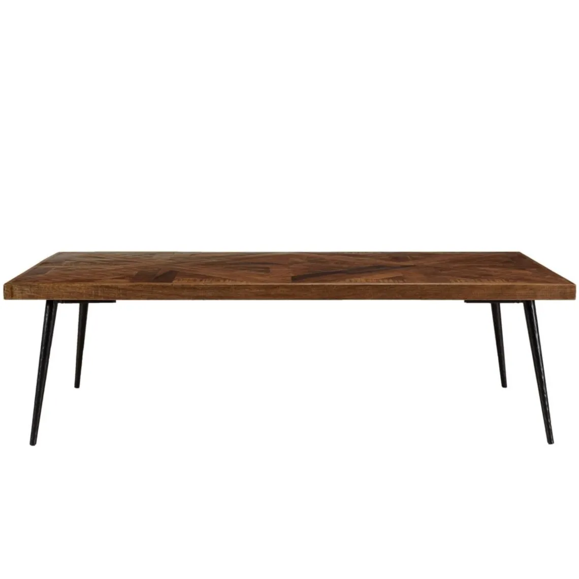 Macabane Table basse rectangulaire en bois pieds métal KIARA Best