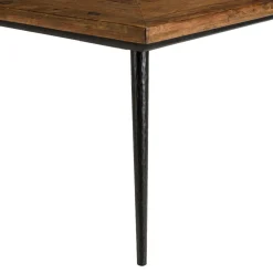 Macabane Table basse rectangulaire en bois recyclé formes géométriques KIARA New