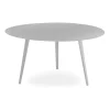 3S. x Home Table basse ronde Bipolart Métal Argent Discount