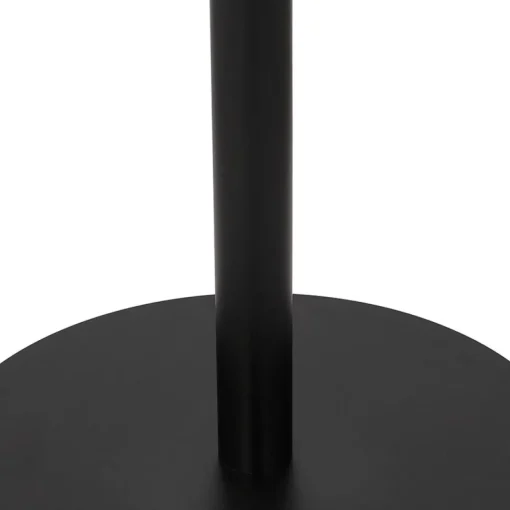 ALTEREGO Table bistrot ronde 'YOGI' noire Clearance
