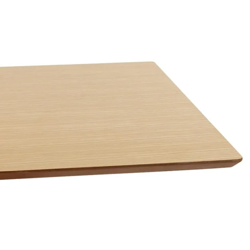 ALTEREGO Table bureau design 'MAMBO' en bois finition naturelle