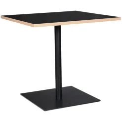 ALTEREGO Table carrée 'FUSION SQUARE' noire Best