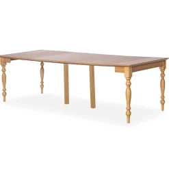 3S. x Home Table console extensible 250cm ELEGANCY Chêne clair Marron New