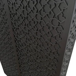 3S. x Home Table console extensible 200cm moulures orientales Nassau Morocco Noir mat Outlet