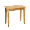 3S. x Home Table d'appoint en bois de chêne huilé H52 cm Discount