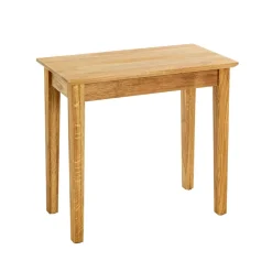 3S. x Home Table d'appoint en bois de chêne huilé H52 cm Discount