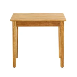 3S. x Home Table d'appoint en bois de chêne huilé H52 cm Discount