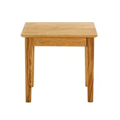 3S. x Home Table d'appoint en bois de chêne huilé H42 cm Outlet