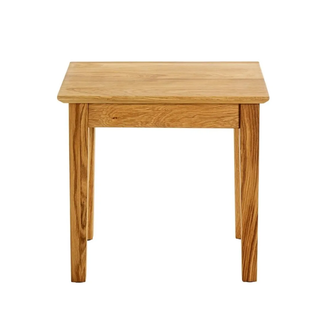 3S. x Home Table d'appoint en bois de chêne huilé H42 cm Outlet