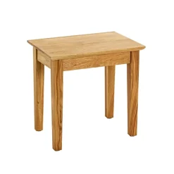 3S. x Home Table d'appoint en bois de chêne huilé H42 cm Outlet