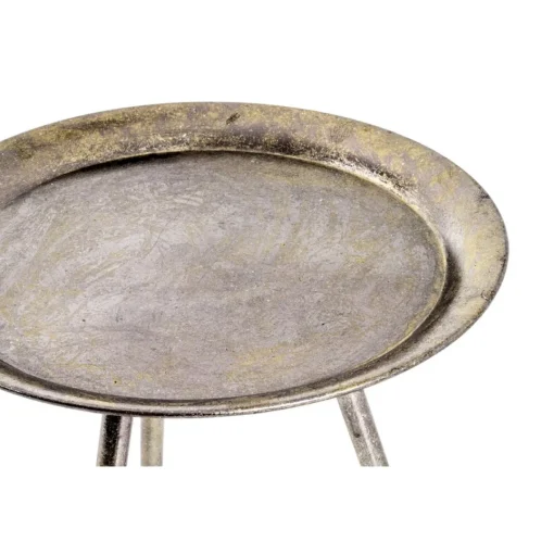 3S. x Home Table d'appoint en Métal laqué Bronze antique