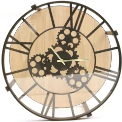 3S. x Home Table D’Appoint Horloge 50.5x50.5x49cm Outlet