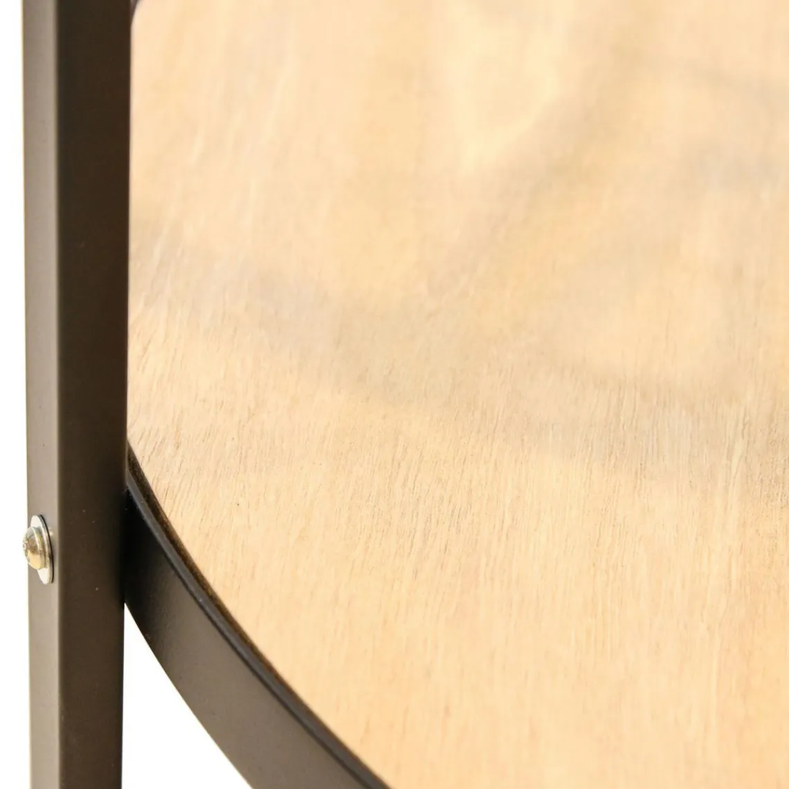 3S. x Home Table D’Appoint Horloge 50.5x50.5x49cm Outlet