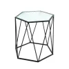 3S. x Home table d'appoint plateaux en verre trempé décoratif Sale